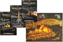 ARTLOVER kaparós kép arany hatással – éjszakai kilátás a Sydney-i Operaházra