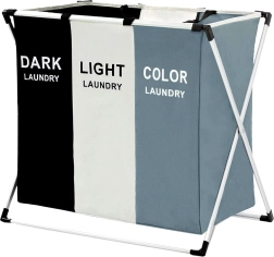 Ruhakosár három rekesszel és rendezővel 135L