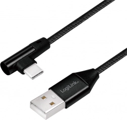 USB 2.0 kábel szögletes USB-C 0,3m