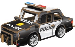 3D fa puzzle rendőrautó