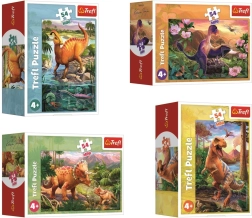 Minipuzzle Dinoszauruszok 54 Darabbal