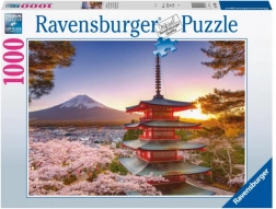 Ravensburger puzzle kilátás Fudzsira és cseresznyefákra, 1000 darab