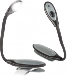 Rugalmas LED olvasólámpa csipesszel