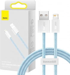 Baseus Dynamic USB–Lightning kábel 1 m, 2,4 A gyors töltés, kék