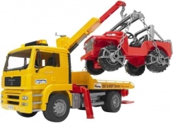 Bruder MAN vontatókocsi és terepjáró Jeep