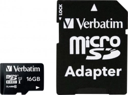 MicroSDHC kártya 16GB Class 10 UHS-I adapterrel