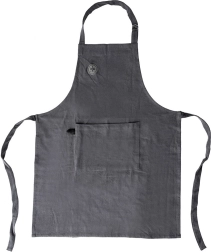 Pamut konyhai kötény állítható megkötővel és zsebbel