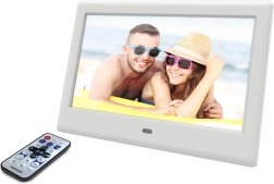 Digitális fotorám 7" fehér