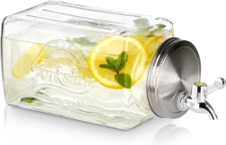 Hűtőszekrénybe való üveg italadagoló 3,3 l csappal