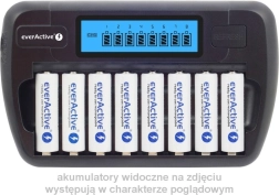 EVERACTIVE NC-800 akkumulátortöltő 8 db AA/AAA-hoz
