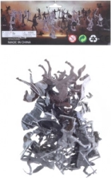 Lovagok zacskóban – műanyag lovag- és lófigura készlet