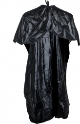 Univerzális fodrász köpeny hajfestéshez és vágáshoz, fekete