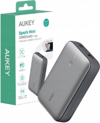 Aukey Spark Mini powerbank 20000 mAh, 22,5 W gyorstöltéssel