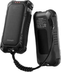 Ocoopa kézmelegítő powerbankkal, 10000 mAh, fekete