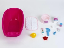 Nagy babakád kiegészítőkkel babák számára