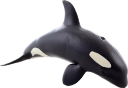 Műanyag kardszárnyú delfin figura 13 cm
