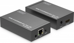 HDMI extender 1080p 60 Hz Cat 6/6A/7/8 kábelen, IR-rel, készlet