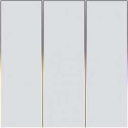 Érintős okos fénykapcsoló Zigbee AVATTO háromkörös TUYA fehér