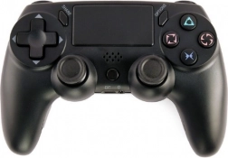 vezeték nélküli gamepad playstation 4-hez és pc-hez – fekete