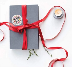 Díszítő köszönő matricák - 3. design, 500 darab