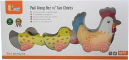Viga húzható tyúkanyó csibékkel 36 cm