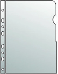 Átlátszó A4-es dokumentumtartó eurokampóval