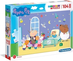 Puzzle Supercolor Maxi 104 Peppa malac