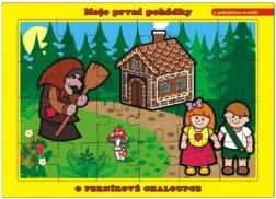 Mézeskalács házikó puzzle 24 darabos
