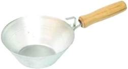 Kőműves kanál fa nyéllel, 180 mm