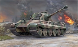 Műanyag modell Tiger II Henschel toronnyal