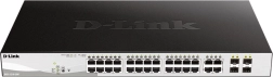 D-Link DGS-1210-28P 24GE PoE 4SFP kapcsoló