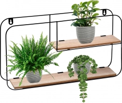 Fali fém polc 52 × 10,5 × 29 cm