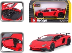 Bburago Lamborghini Aventador SV Coupe 1:24 piros