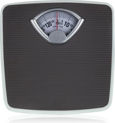 Személyi mechanikus mérleg 130 kg – fekete