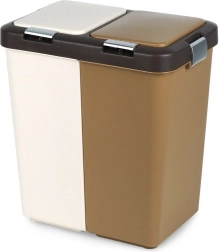 Műanyag szelektív szemetes 2×20 l