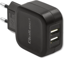 Hálózati töltő Qoltec 17W 2xUSB