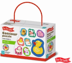 Far Far Land körvonalas puzzle – tanya, 8 kép