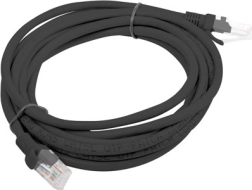 UTP Cat5e hálózati patch kábel 3 m fekete