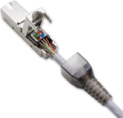 Szerszám nélküli RJ45 STP Cat6 csatlakozó