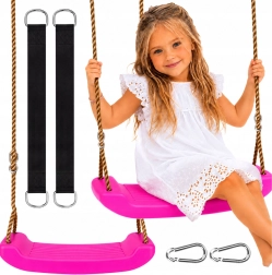 Swing-y rózsaszín gyermek kerti hinta