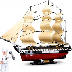 Sluban Model Bricks M38-B0836 USS Constitution fregatt vitorlás hadihajó