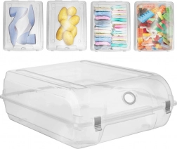 Zárható átlátszó cipődoboz 37 × 29 × 13 cm