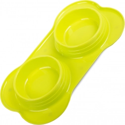 Dupla tál kutyáknak és macskáknak 400 ml x 2