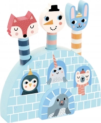 Fa kilövős játék Izlandi állatkák