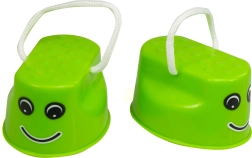 Gyermek ugró- és egyensúlyozó lépők – balansz járóka – Zöld