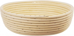 Rattan kelesztő kosár kenyérhez 1 kg, ovális 24 × 18,5 × 9 cm