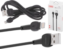Gyors töltésű USB-A Lightning kábel fekete 2A 100 cm