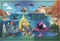Puzzle Story Maps A kis hableány 1000 darab
