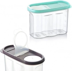 1,2 l-es adagolóval és mércével ellátott száraztároló doboz