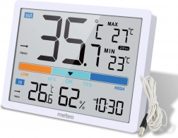 Fehér időjárás-állomás